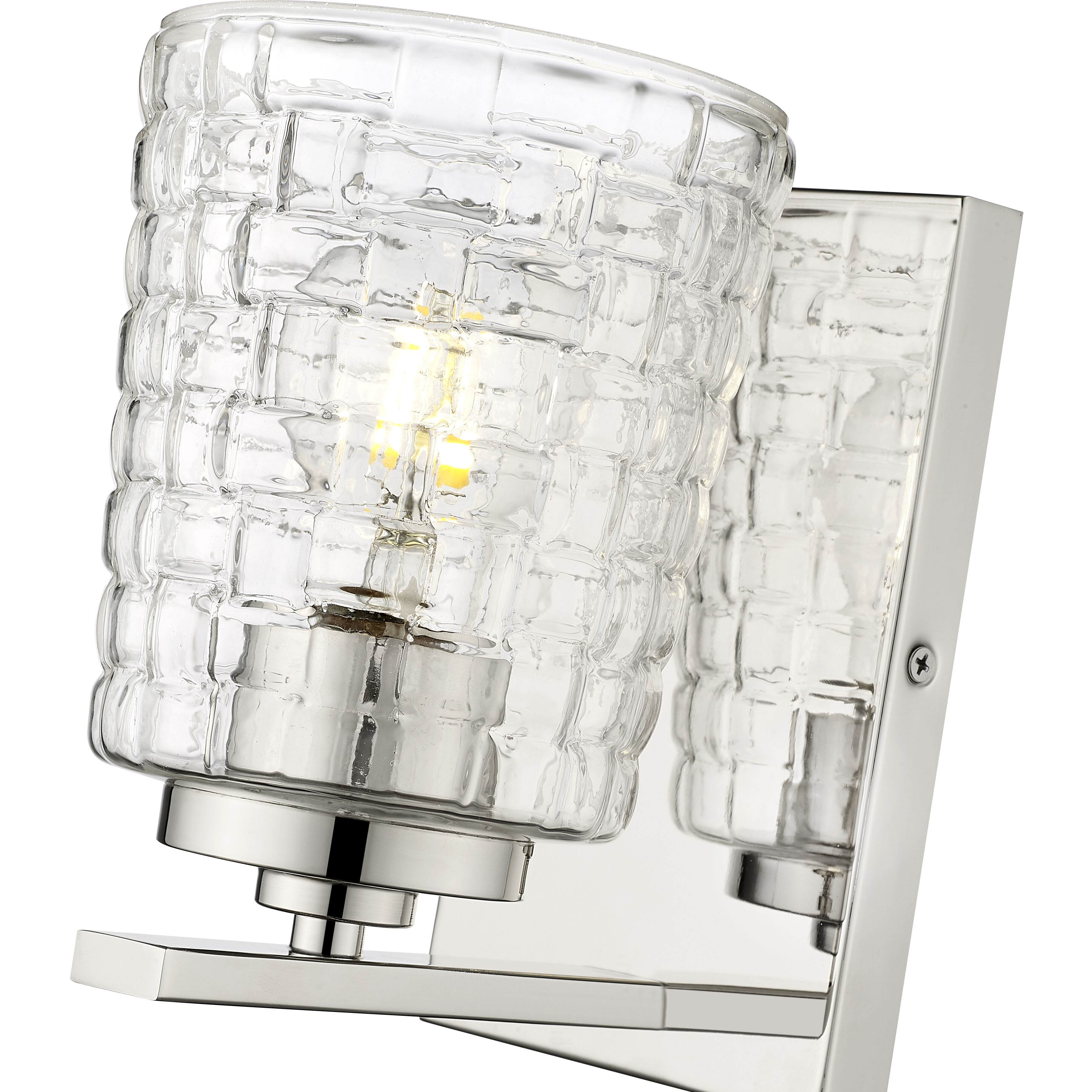 Saben Wall Sconce Wall Light in Polished Nickel